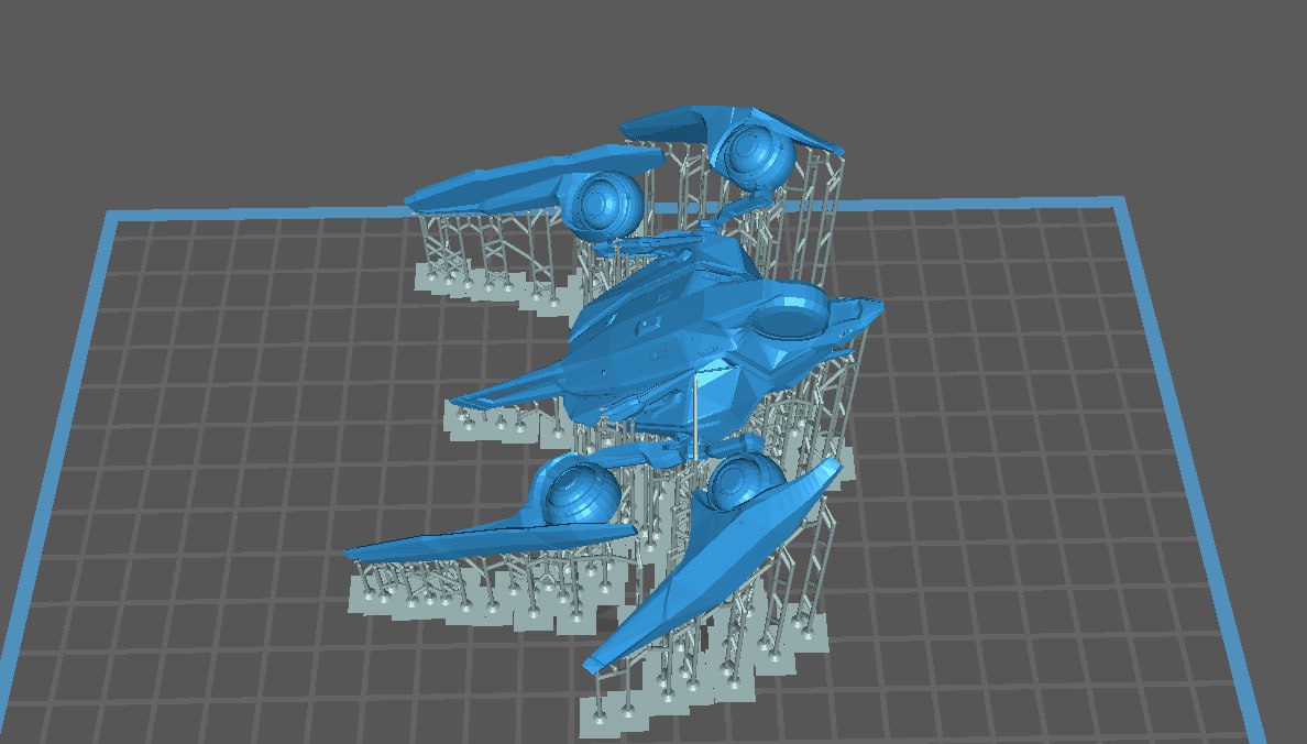 Spaceship in PreForm 3