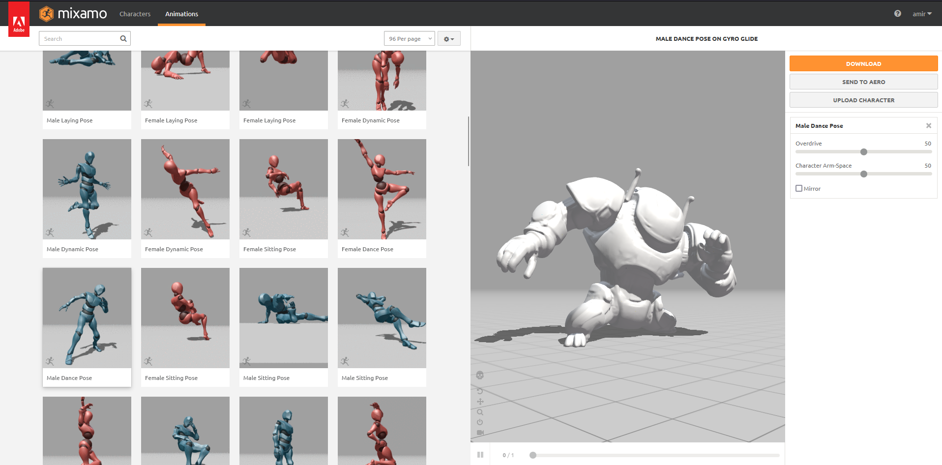 Step 4: Animation Selection
